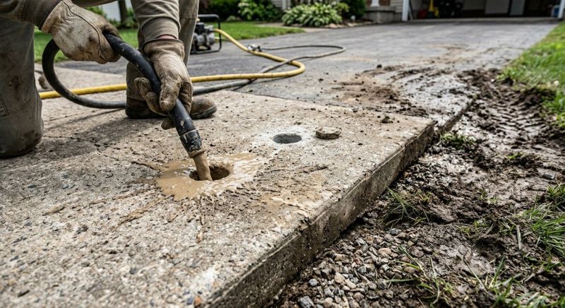 Concrete Mudjacking in Columbus, OH