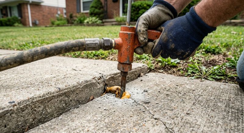 Concrete Poly Jacking in Des Moines, IA