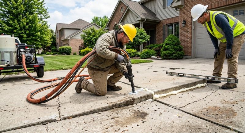 Concrete Poly Jacking in Columbus, OH