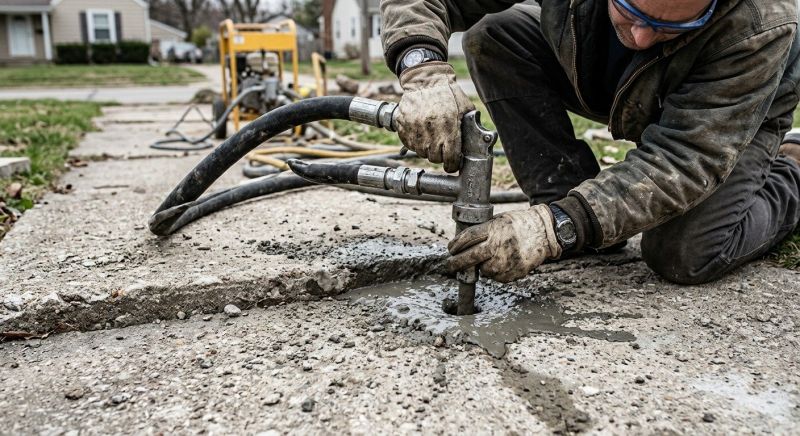 Concrete Slab Jacking in Columbus, OH