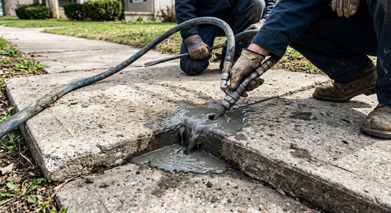 Sidewalk Leveling in Des Moines, IA