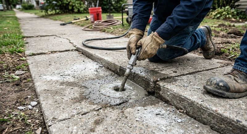 Sidewalk Raising in San Antonio, TX