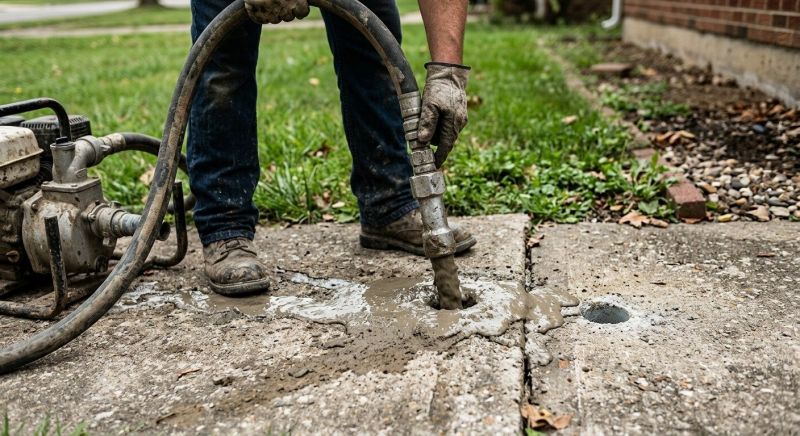 Slab Jacking in Des Moines, IA