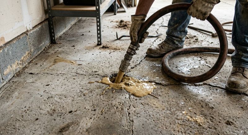 Slab Leveling in Des Moines, IA